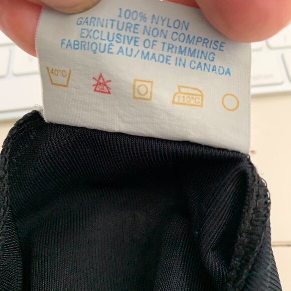 Vintage Pink Lady Slip Dress Nightgown 36 Black Satin Lace Trim Midi Lingerie - Picture 10 of 14